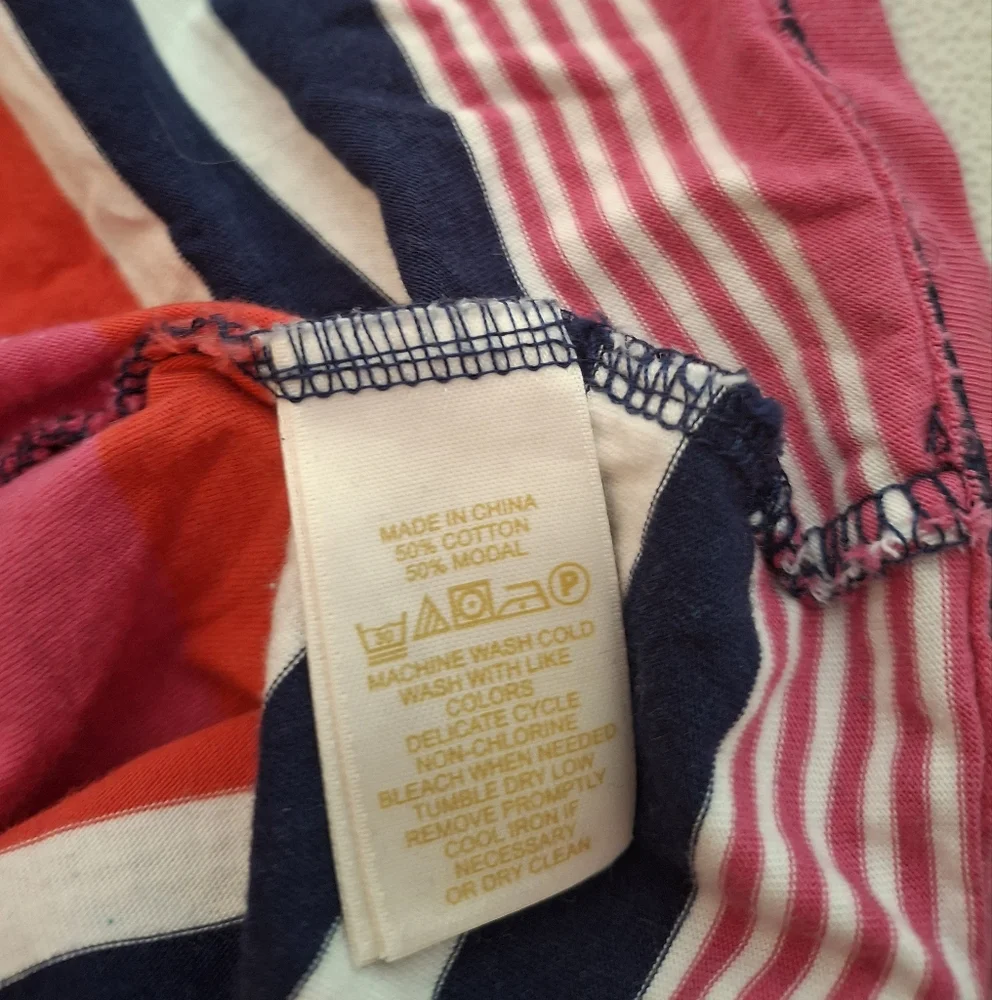 3/$15 kate spade Small‎ Pink Blue Striped Halter Neck Bow Accent Retro Tank Top